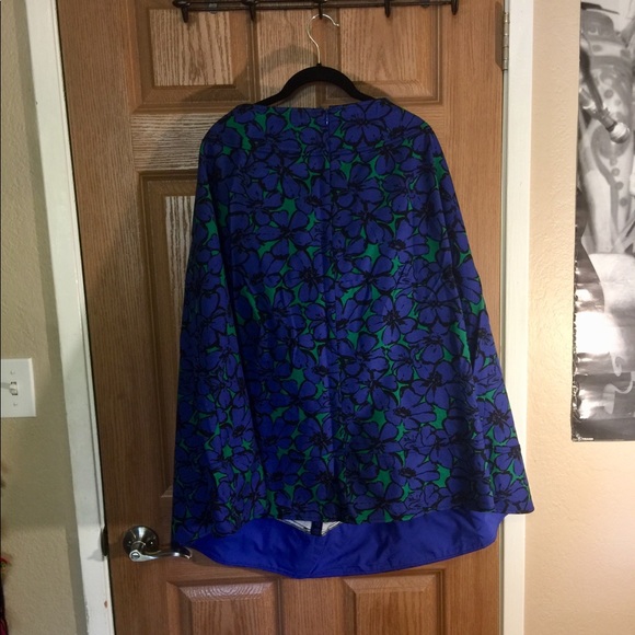 Lane Bryant Blue Flower Skirt Modernist Collection - Picture 3 of 4